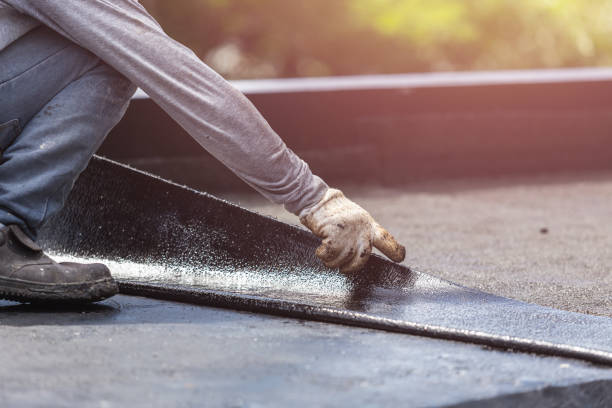 Professional Basement Waterproofing technician working in Wauseon, OH